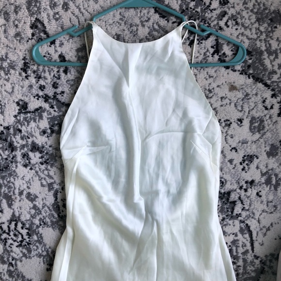 Zara 100% SILK HALTER DRESS - Picture 9 of 17